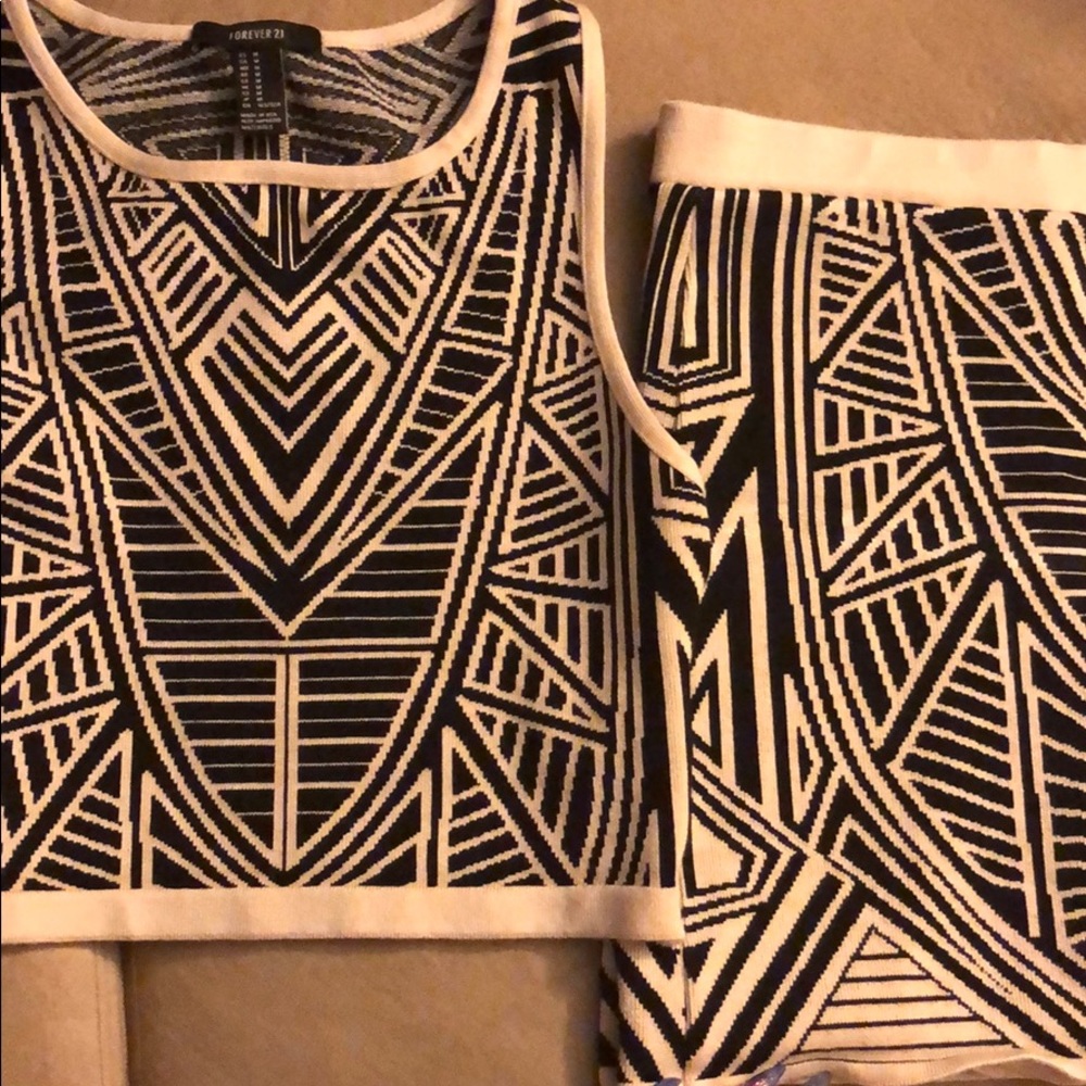 Forever 21 Aztec Two Piece